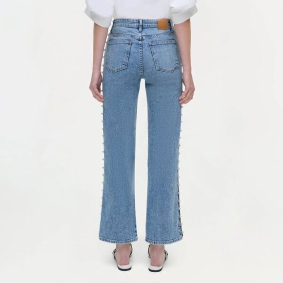 NWT Simkhai Pearl Jeans - Size 28 - Picture 3 of 3